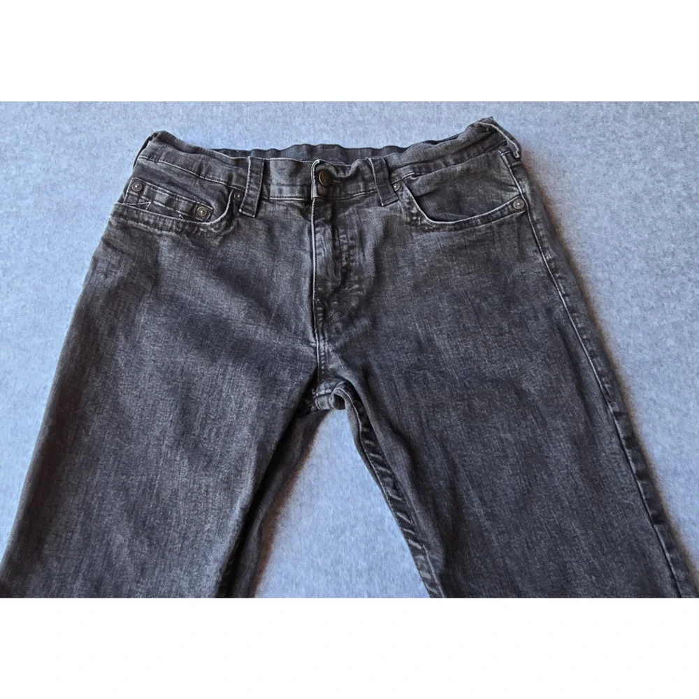 True Religion Geno Jeans Men's Dark Charcoal Wash Slim Fit 35x32